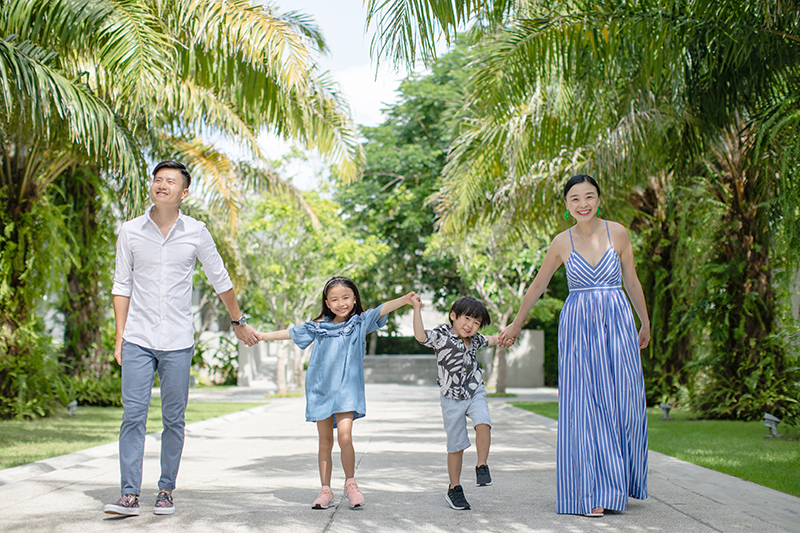 Family photography at Aleenta Phuket Resort & Spa NataiBeach